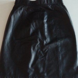 WIlson Suede & Leather Skirt Size 4 Fully Lined